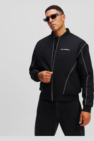Karl Lagerfeld Blouson Aviateur Réversible Réfléchissant