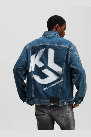 Karl Lagerfeld Veste En Jean Décontractée Klj Monogram