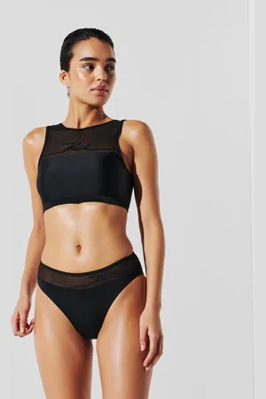 Karl Lagerfeld Haut De Bikini À Col Montant K/signature