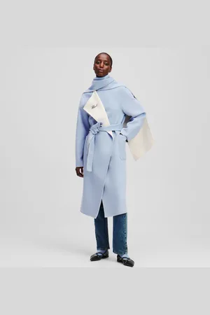 Karl Lagerfeld Manteau En Laine Réversible