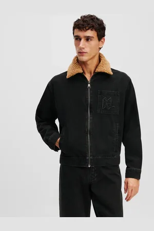 Karl Lagerfeld Veste En Jean Kl Monogram