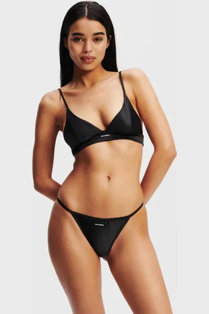 Karl Lagerfeld Soutien-gorge Triangle En Satin Avec Logo Karl