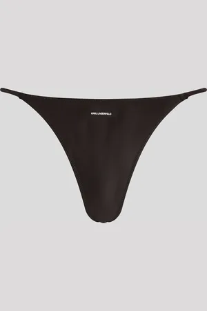 Karl Lagerfeld Tanga En Satin Avec Logo Karl
