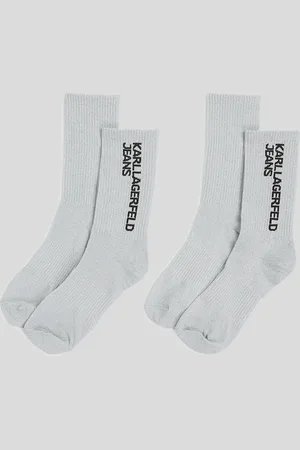 Karl Lagerfeld Chaussettes Métallisées - Lot De 2 Paires
