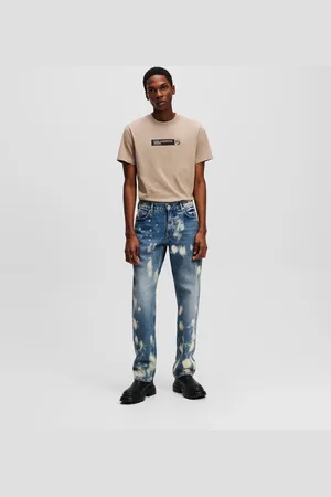 Karl Lagerfeld Jean Droit Délavé