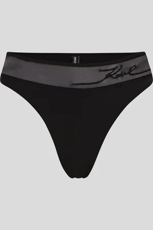 Karl Lagerfeld Bas De Bikini Taille Haute K/signature