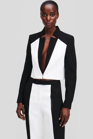 Karl Lagerfeld Blazer Ajusté À Blocs De Couleurs