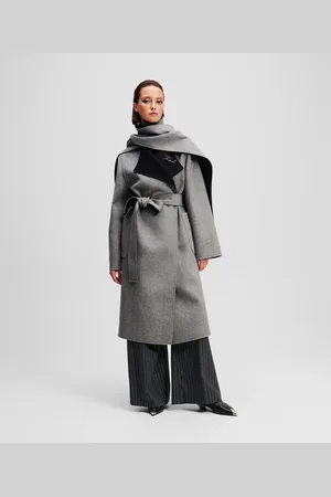Karl Lagerfeld Manteau En Laine Réversible