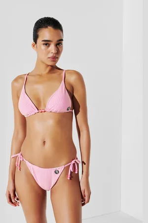 Karl Lagerfeld Haut De Bikini Triangle À Rayures Ikon