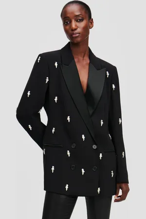 Karl Lagerfeld Blazer Habillé Avec Ornement