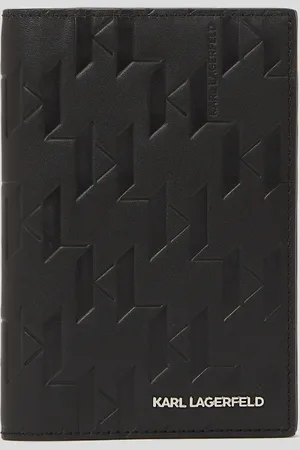 Karl Lagerfeld Porte-passeport En Cuir K/loom
