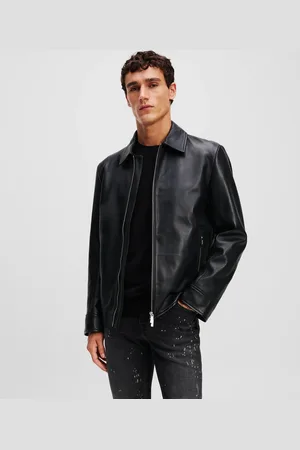Karl Lagerfeld Veste En Cuir Zippée
