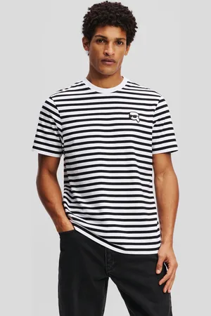 Karl Lagerfeld T-shirt À Rayures Ikon