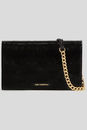 Karl Lagerfeld Portefeuille Brillant Avec Bandoulière K/skuare