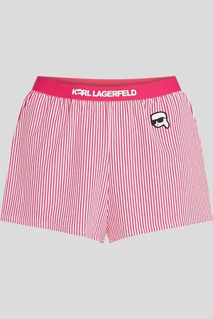 Karl Lagerfeld Short De Pyjama Ikon Rayé