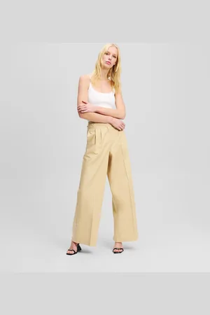 Karl Lagerfeld Pantalon Évasé À Double Pli