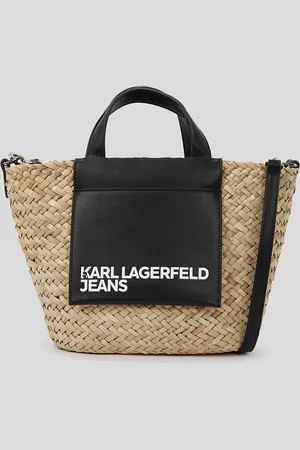 Karl Lagerfeld Mini-tote Bag En Raphia