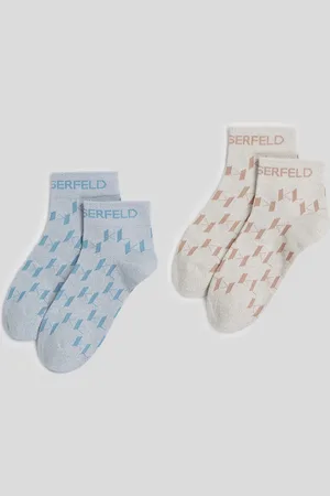 Karl Lagerfeld Chaussettes Courtes K/monogram - 2-pack