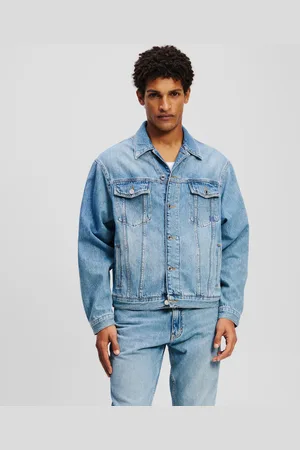Karl Lagerfeld Veste En Jean Kl Monogram