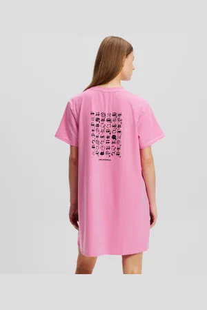 Karl Lagerfeld Robe Pyjama Rayée Ikon