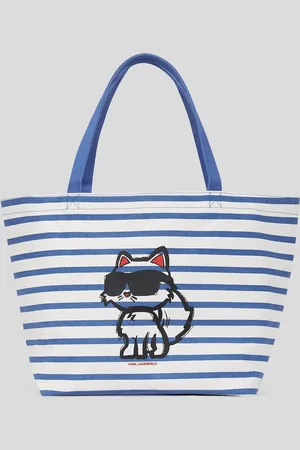 Karl Lagerfeld Cabas À Rayures Ikon Choupette