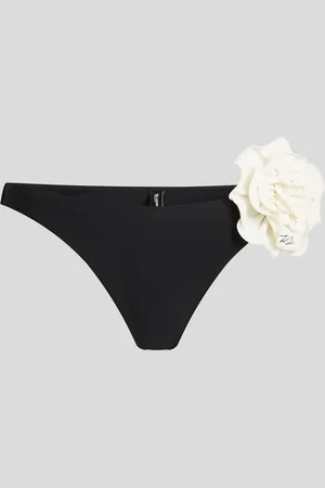 Karl Lagerfeld Bas De Bikini Floral Échancré