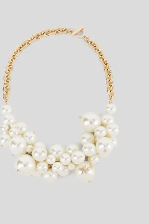 Karl Lagerfeld Collier Ras Du Cou En Perles K/signature