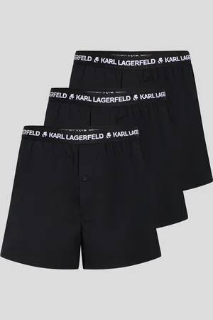 Karl Lagerfeld Short Boxer Tissé Avec Logo Karl - Lot De 3