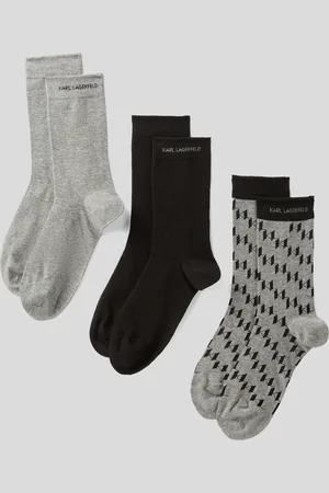 Karl Lagerfeld Chaussettes Kl Monogram - Lot De 3 paires