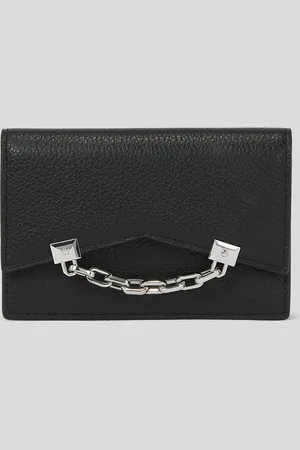 Karl Lagerfeld Portefeuille De Taille Moyenne En Cuir Grainé K/seven
