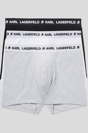 Karl Lagerfeld Caleçon Logo Karl Monochrome - Lot De 3