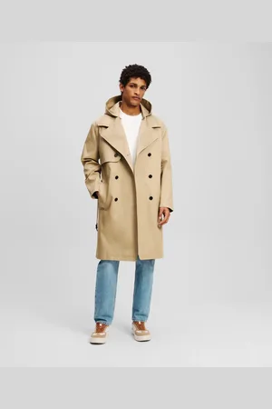 Karl Lagerfeld Trench Coat À Capuche