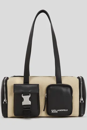 Karl Lagerfeld Utility Canvas Shoulder Bag