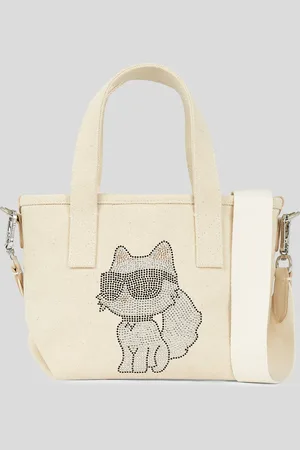 Karl Lagerfeld Ikon Choupette Rhinestone Small Shopper