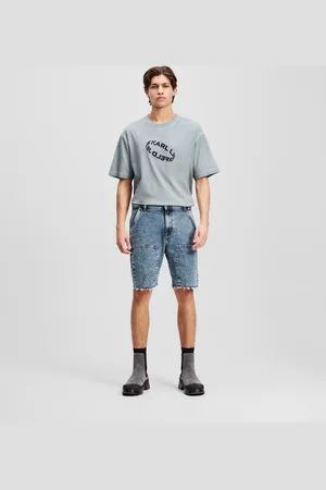 Karl Lagerfeld Carpenter Denim Shorts