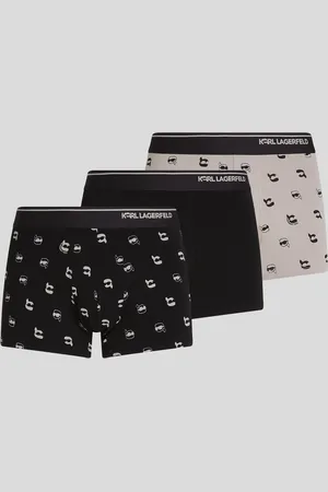 Karl Lagerfeld Ikon All-over-print Trunks – 3-pack