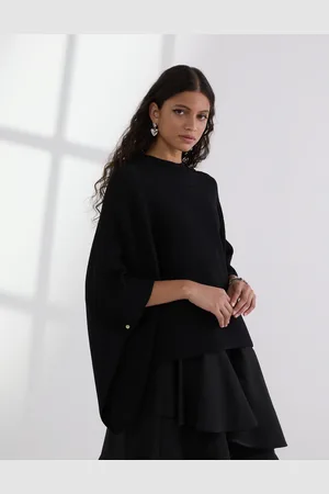 Karl Lagerfeld Rib-knit Poncho