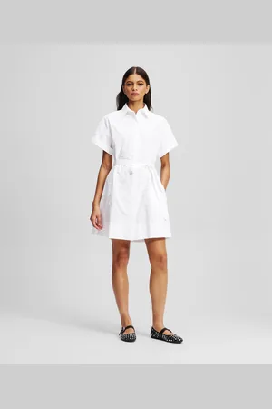 Karl Lagerfeld Embroidered Shirt Dress