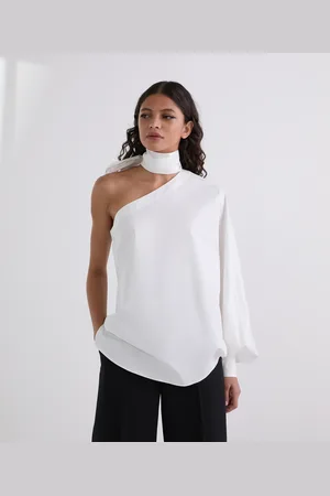 Karl Lagerfeld Chemise À Une Manche Avec Détail Noué