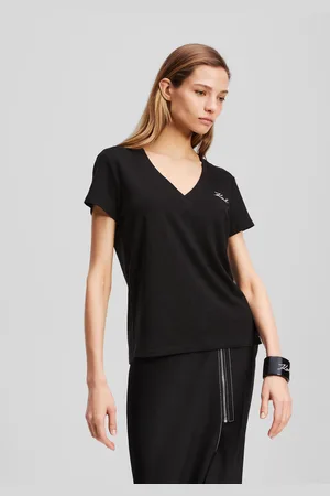 Karl Lagerfeld Karl Signature V-neck T-shirt