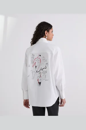 Karl Lagerfeld Chemise En Popeline Karl Series
