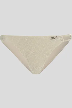 Karl Lagerfeld Shimmer Bikini Bottoms