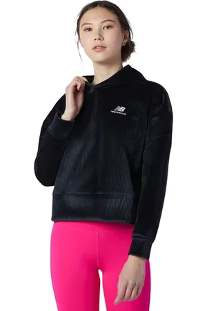 New Balance Hoody Sweatshirt À Casquetteuche Femmes Noir