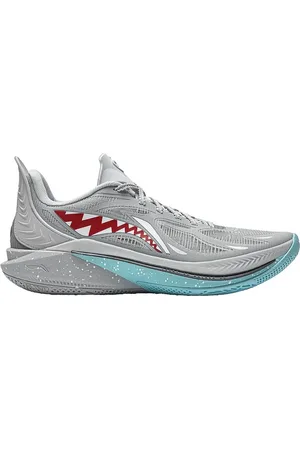Li Ning Sonic 12 Great blanc Shark Gris