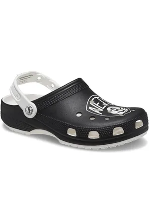 Crocs NBA Brooklyn Nets Classic Clog Claquettes Femmes Blanc