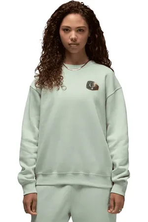 Jordan Brooklyn Fleece Sweatshirt Femmes Vert C017