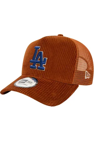 New Era MLB La Dodgers Cord Trucker Casquetteuchon Marron