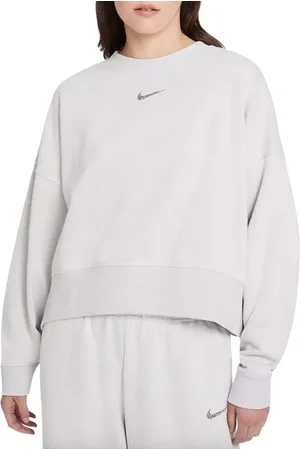 Nike Essentials Fleece Crew Sweatshirt Femmes Gris C094