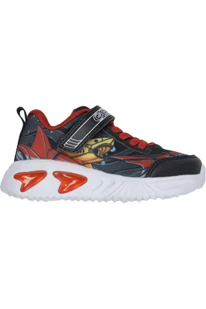 Baskets Geox Nashik Boy C - Cuir Pour Garçon, Semelle Caoutchouc, Scratch