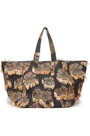 La DoubleJ Raffia Tote Bag - Femme Ldj Archive One Size